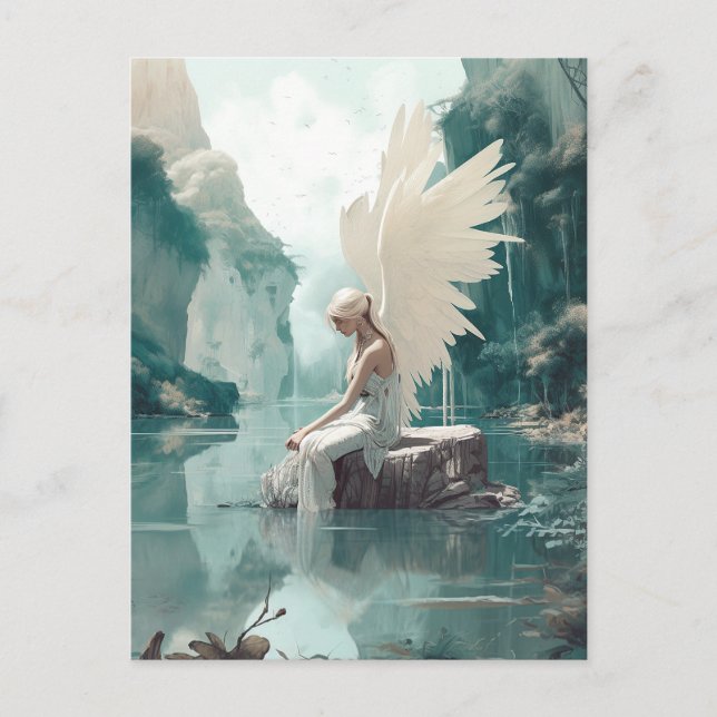 Postal Angel Fantasy Art (Anverso)