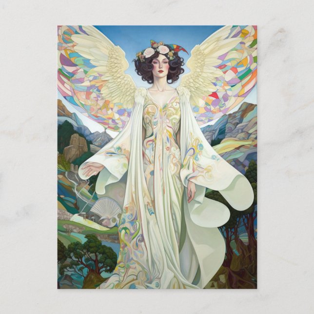 Postal Angel Fantasy Art (Anverso)