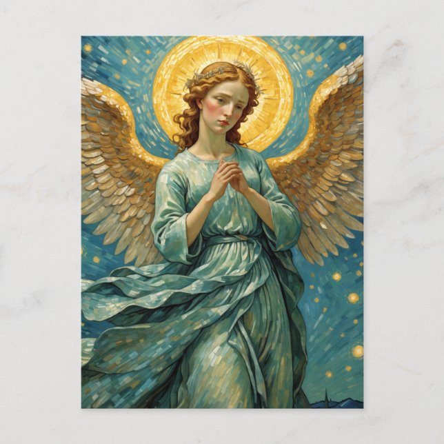 Postal Angel Faux Van Gogh (Anverso)