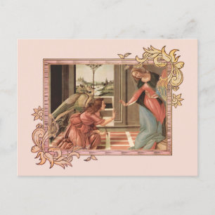 Postal Angel Gabriel Y Mary