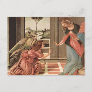 Postal Angel Gabriel Y Mary