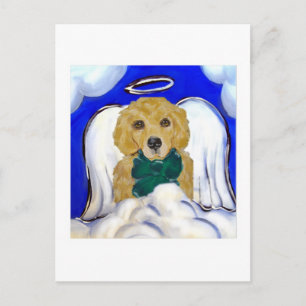 Postal Ángel Golden Retriever