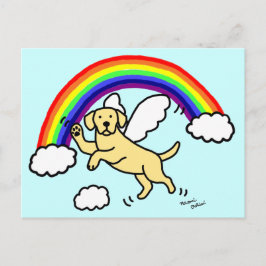 Postal Ángel Guardián del Labrador Amarillo (Puente Arcoi