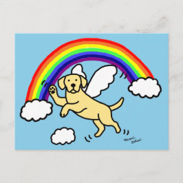 Postal Ángel Guardián del Labrador Amarillo (Puente Arcoi