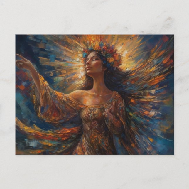 Postal Ángel hermoso (Anverso)