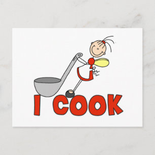 Postal Ángel I Cook camisetas y regalos