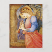 Ángel jugando a un Flageolet - Edward Burne-Jones