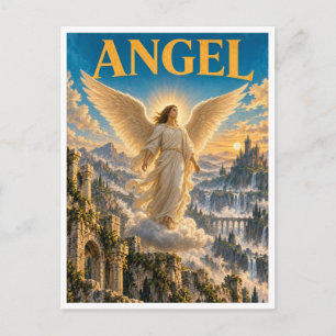 Postal Ángel, Monstruo de Fantasía Gótica