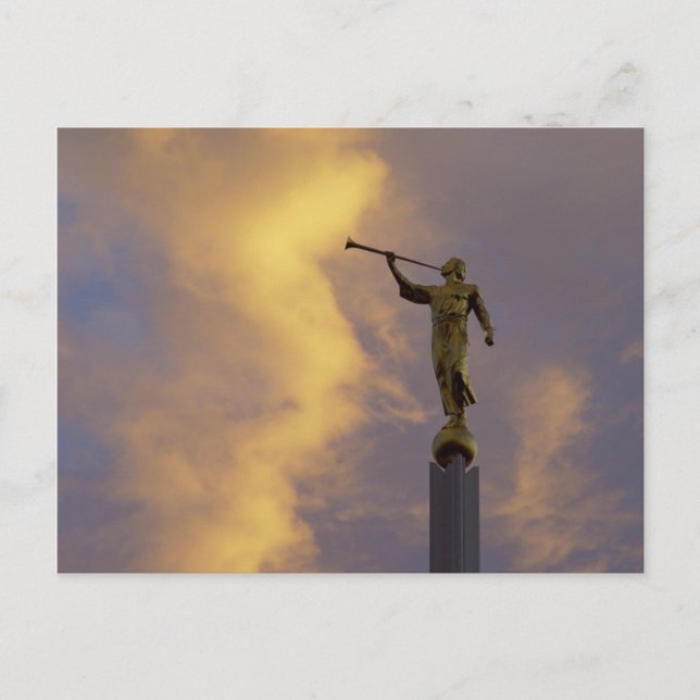Postal Angel Moroni Postcard (Anverso)