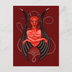 Postal Ángel oscuro