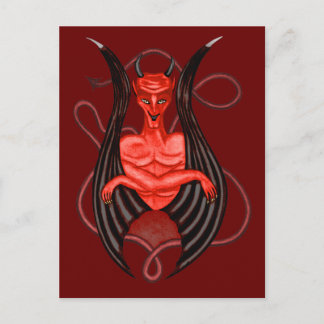 Postal Ángel oscuro