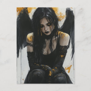 Postal Ángel oscuro