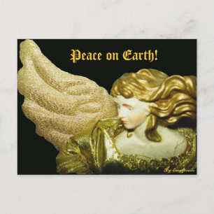 Postal ángel, ¡Paz en la Tierra!, por Emazevedo