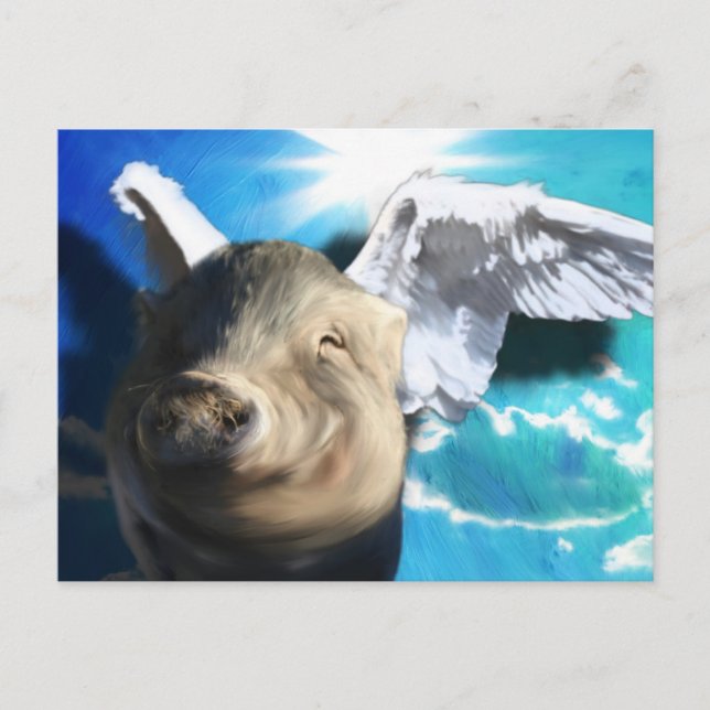 Postal Ángel Pig (Anverso)