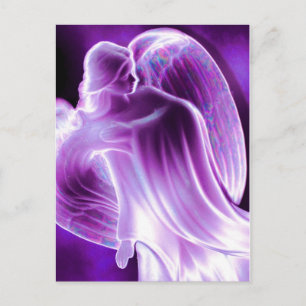 Postal Ángel Púrpura