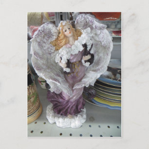 Postal Ángel púrpura