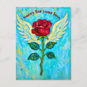 Postal Angel Rose simpatía
