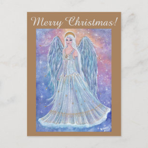 Postal Ángel trineo de Renee Lavoie Postcard