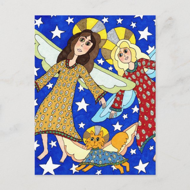 Postal Angel Trio (Anverso)