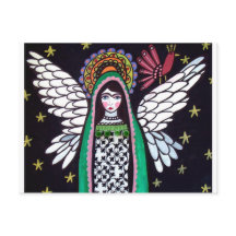 Ángel Virgen de Guadalupe Arte de Heather Galler