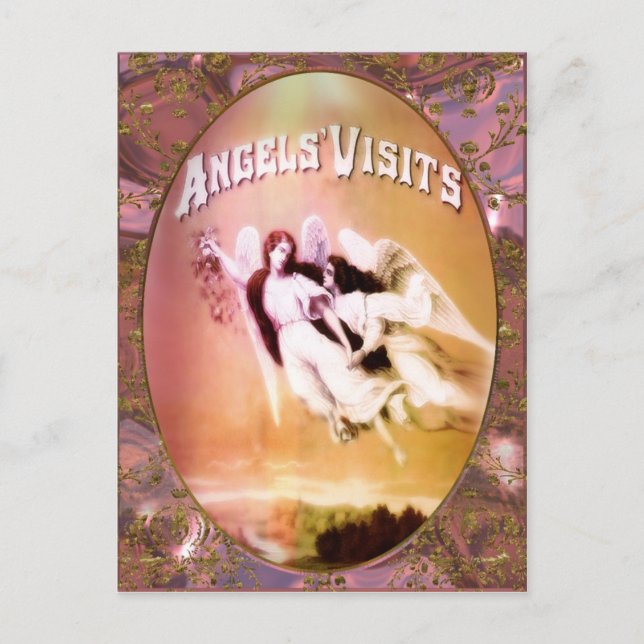 Postal Angel Visita Postcard (Anverso)