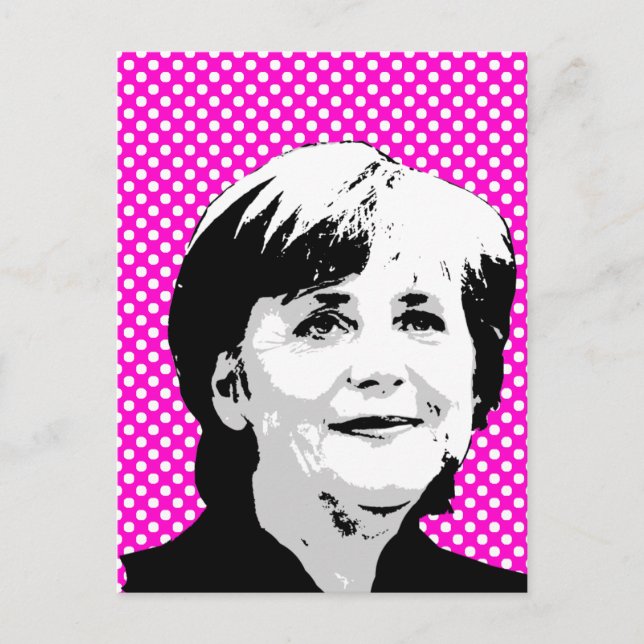 Postal Angela Merkel (Anverso)
