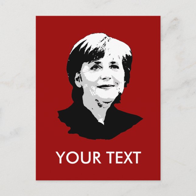 Postal Angela Merkel (Anverso)