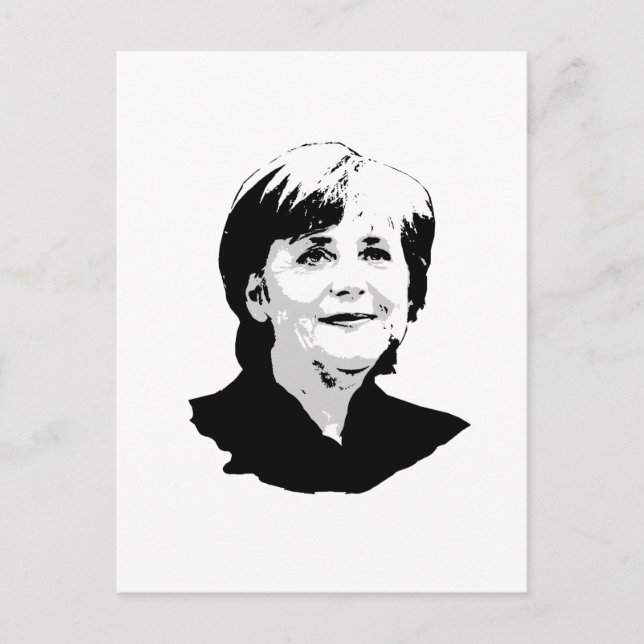 Postal Angela Merkel (Anverso)