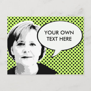Postal Angela Merkel — Líder Internacional —.png