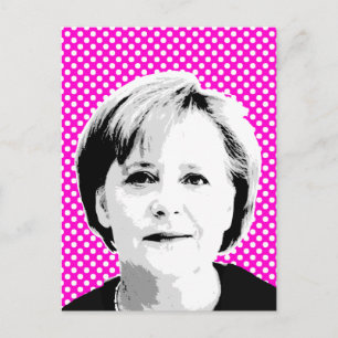Postal Angela Merkel — Líder Internacional —.png