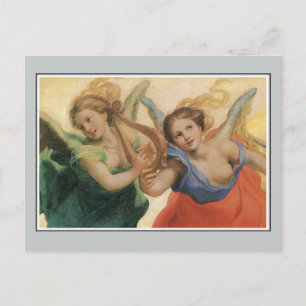 Postal Ángeles, Alegoría de las Virtudes, Correggio
