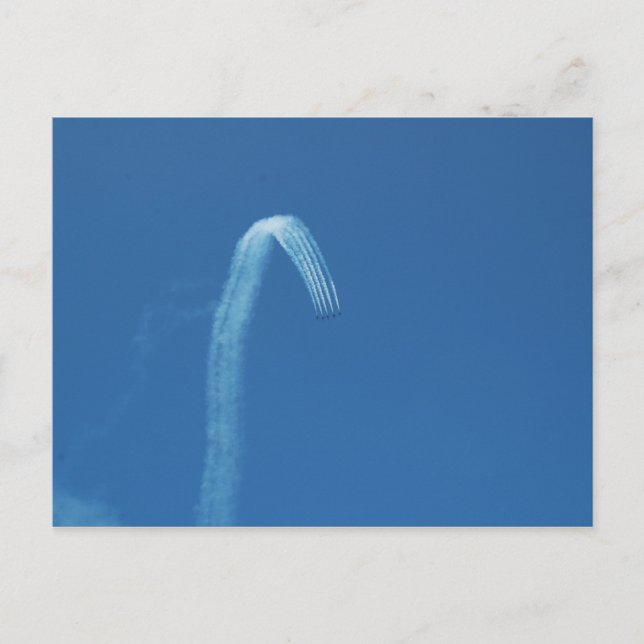 Postal Ángeles azules de la marina en Cleveland - agosto  (Anverso)