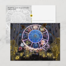 Ángeles de Navidad y Rueda del Zodiaco, NYC -