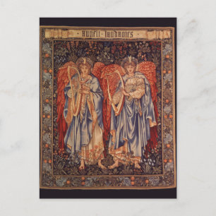 Postal Angeli Laudantes de Sir Edward Coley Burne Jones