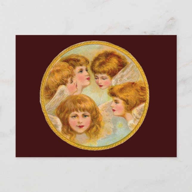 Postal Angélico (Anverso)