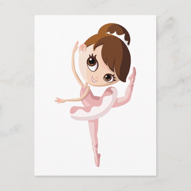 Postal Angelina la Ballerina (Anverso)