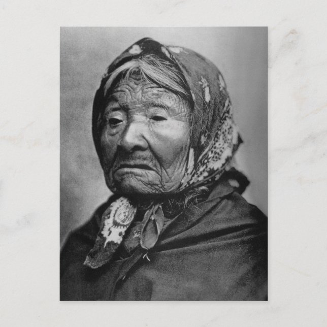 Postal Angeline Princess - Foto de época 1896 (Anverso)