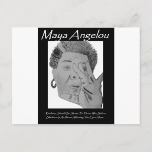Postal Angelou Quote Greeting