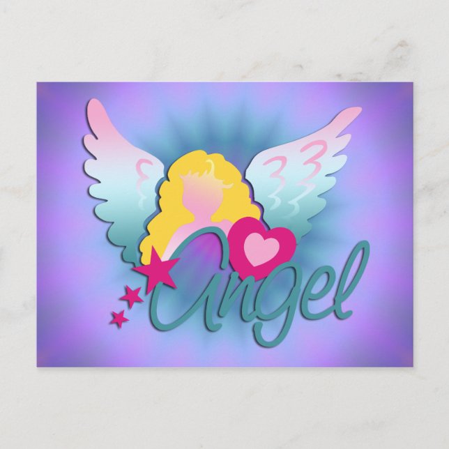 Postal Angels Love (Anverso)
