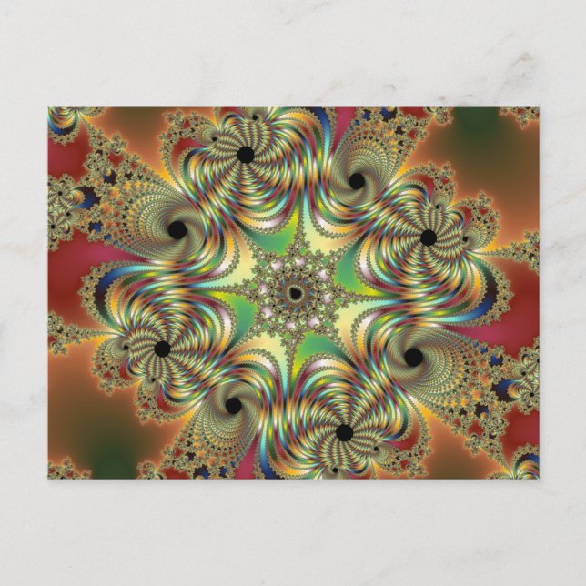 Postal Angelus Fractal (Anverso)