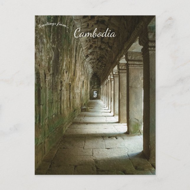 Postal Angkor Thom Camboya (Anverso)