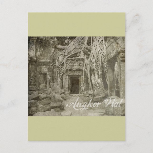 Postal Angkor Wat (Anverso)