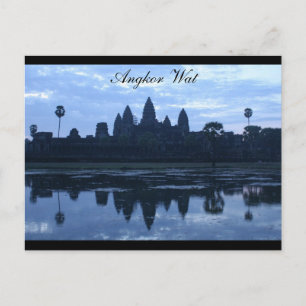 Postal angkor wat blue