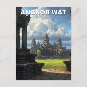Postal Angkor Wat Cambodia