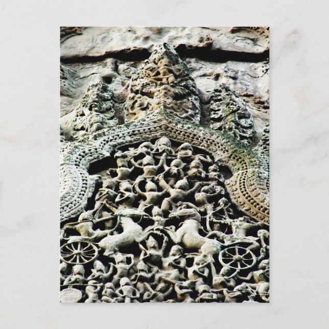 Postal Angkor Wat, Camboya (Anverso)