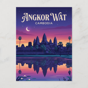 Postal Angkor Wat Camboya