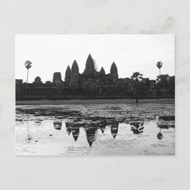 Postal Angkor Wat, Camboya (Anverso)