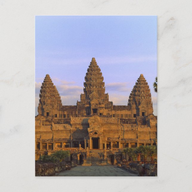 Postal Angkor Wat, Camboya (Anverso)