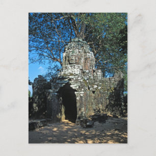 Postal Angkor wat, templo Ta som - Camboya, Asia