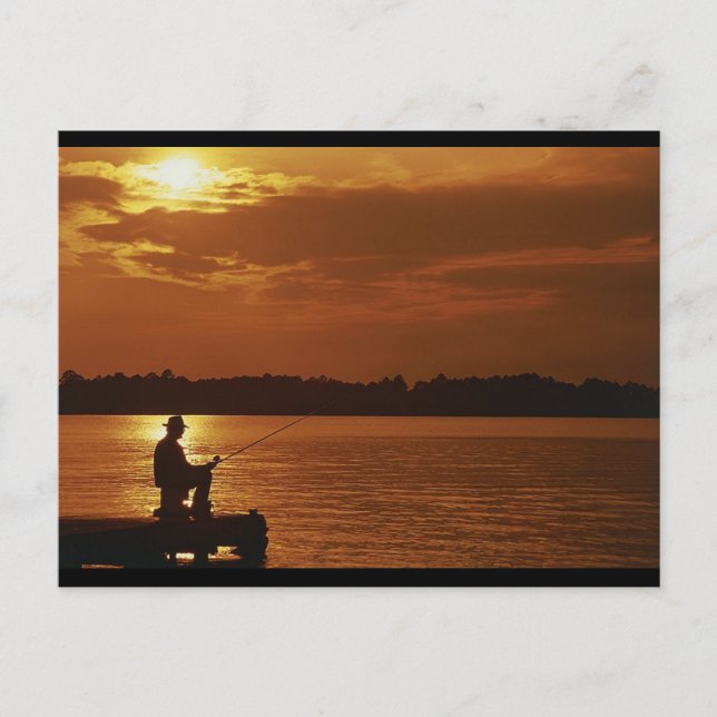 Postal Angler nocturno pacífico (Anverso)